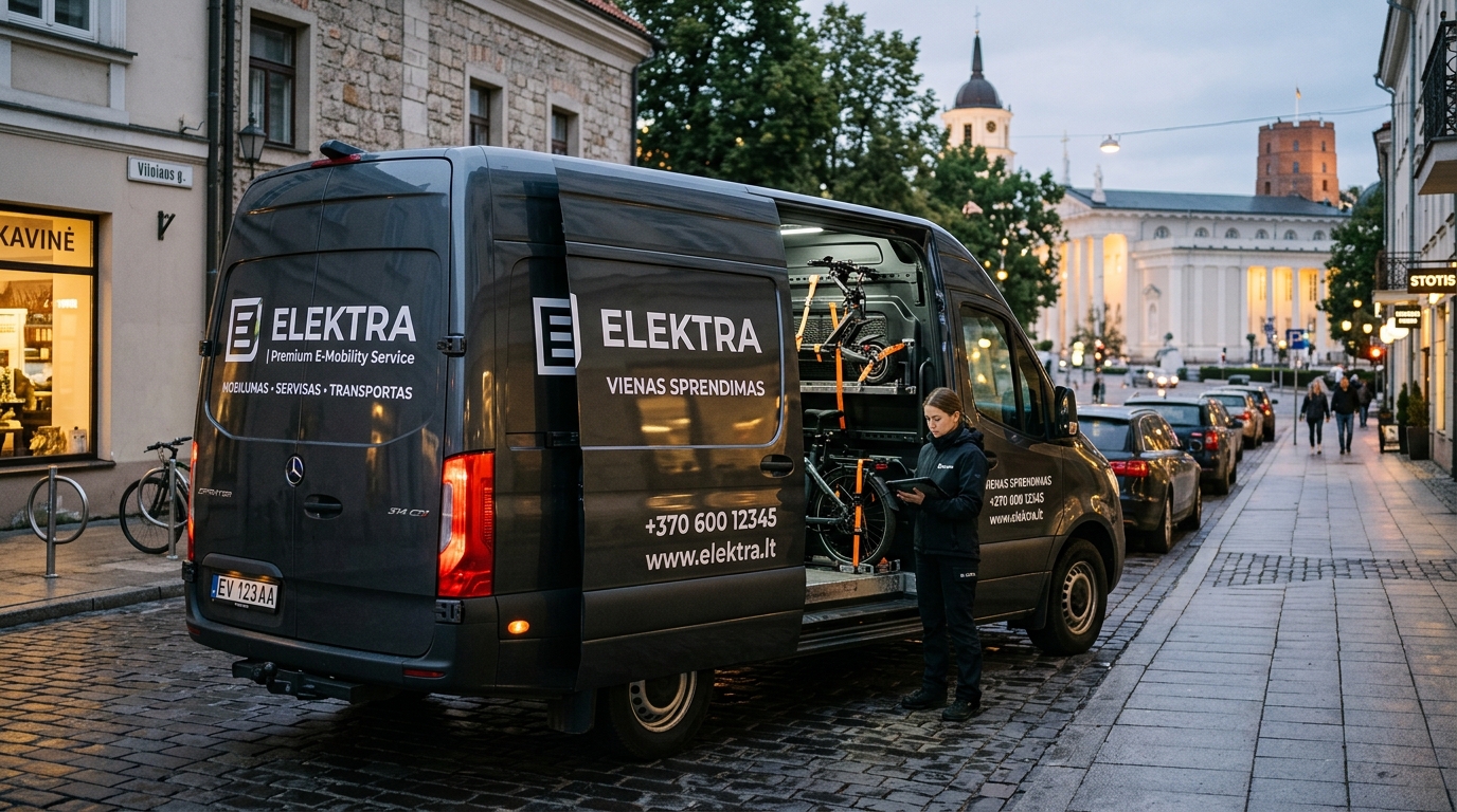 Įrenginio paėmimas Vilniuje mikroautobusu