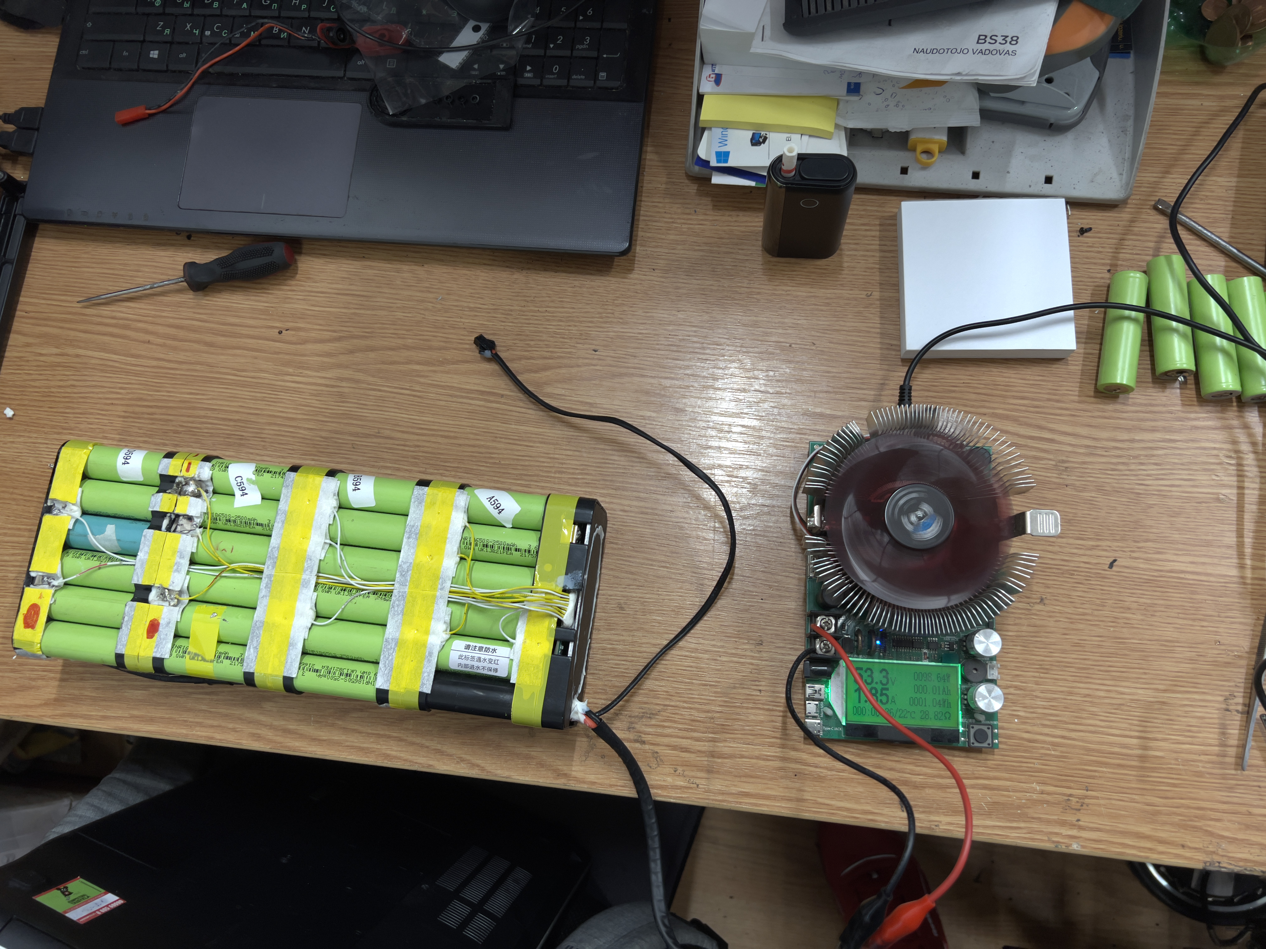 Battery repair – cell replacement and capacity restoration